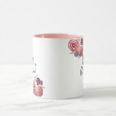 Hallo Mooie Flower Quote Coffee Mok (Midden)