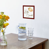 hallo mooie gouden lampen folie afdrukken (Laag (Keuken))