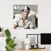 Hallo Mooie jaren 1950 Romance Comic Poster (Thuiskantoor)