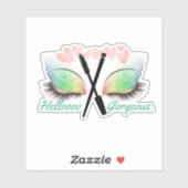 Hallo Mooie make-up ogen Sticker (Vel)