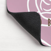 Hallo Mooie - Moderne Chic Roze Roos Muismat (Hoek)