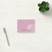 Hallo Mooie - Moderne Chic Roze Roos Post-it® Notes (Kantoor)
