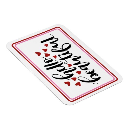 Hallo Mooie moderne harten Magneet (Rechterzijde)