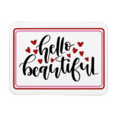 Hallo Mooie moderne harten Magneet (Horizontaal)