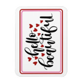 Hallo Mooie moderne harten Magneet (Verticaal)