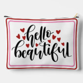 Hallo Mooie moderne harten print gesneden naaizak Etui (Achterkant)