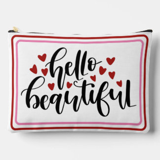 Hallo Mooie Moderne Hartjes Print Knip Naai Tas