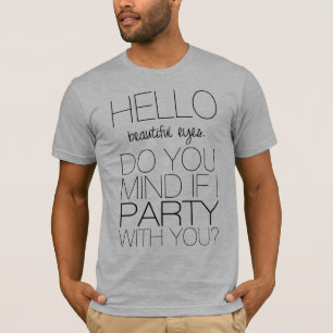 hallo, mooie ogen t-shirt