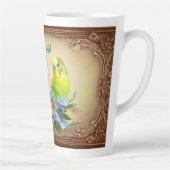 Hallo Mooie parkieten Latte Mok (Rechts)