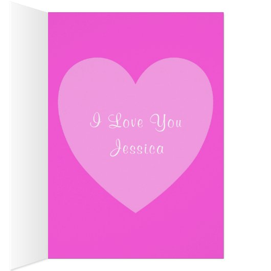 Hallo Mooie Valentijnse Jubilea Verjaardag (Binnen (Rechts))