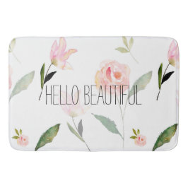 hallo mooie Waterverf Floral Badmat