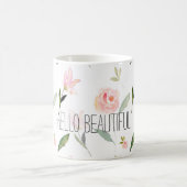 hallo mooie Waterverf Floral Koffiemok (Center)