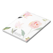 hallo mooie Waterverf Floral Notitieblok (Linkerzijde)