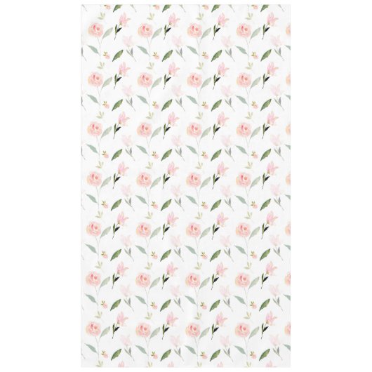 hallo mooie Waterverf Floral Tafelkleed (Voorkant)