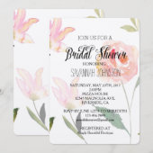 Hallo Mooie Waterverf Floral vrijgezellenfeest Kaart (Voorkant / Achterkant)