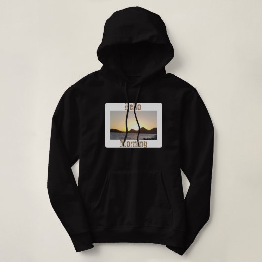 hallo MORGEN Hoodie (Design voorkant)