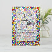 Hallo Mozaïek Kleurrijk & Leuk Kaart (Staand voorkant)