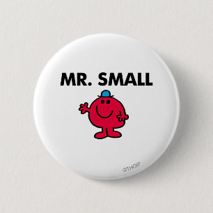 Hallo Mr Small Waving Ronde Button 5,7 Cm