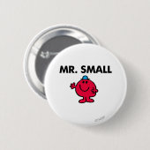 Hallo Mr Small Waving Ronde Button 5,7 Cm (Voorkant /achterkant)