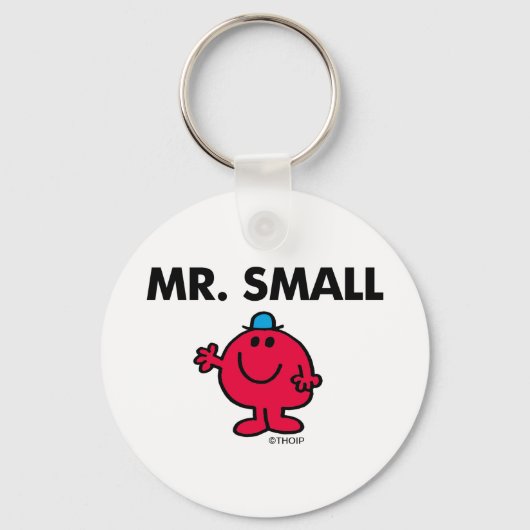 Hallo Mr Small Waving Sleutelhanger (Achterkant)
