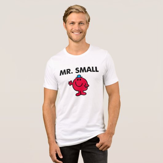 Hallo Mr Small Waving Tri-Blend Shirt (Voorkant volledig)