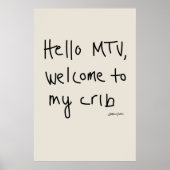 Hallo MTV Welkom bij Mijn Wieg Poster (Voorkant)