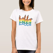 Hallo Multicolor T-shirt (Voorkant)