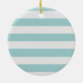  Hallo munt en witte strepen Keramisch Ornament (Achterkant)