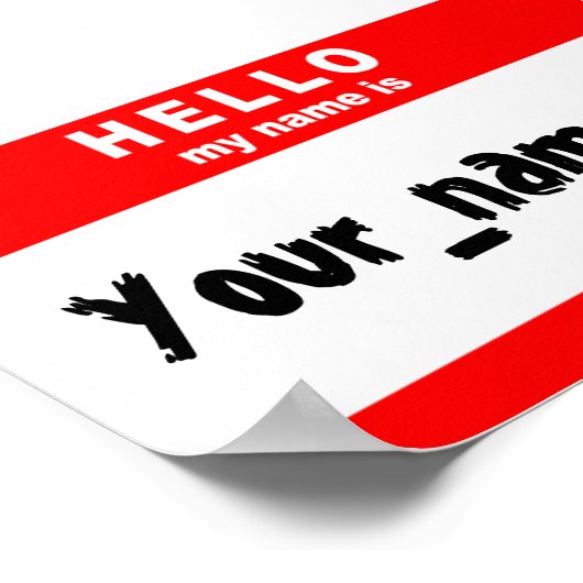 hallo_my_name_is... poster (Hoek)