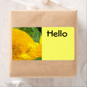 hallo Naam Label-labels Conferentiesbezoekers Etiket (Insitu)