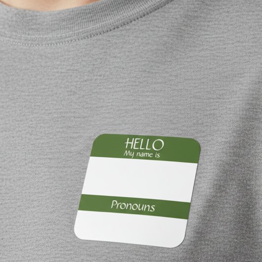 hallo Naam Markering sticker Badge-fonounges zijn