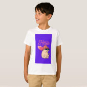 Hallo Naam met taddy T-shirt (Voorkant volledig)