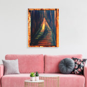 Hallo naar de uitvoerder canvas afdruk (Insitu (Woonkamer))
