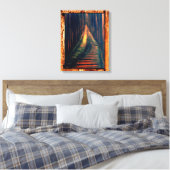 Hallo naar de uitvoerder canvas afdruk (Insitu (Slaapkamer))