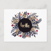 hallo najaar briefkaart (Voorkant)