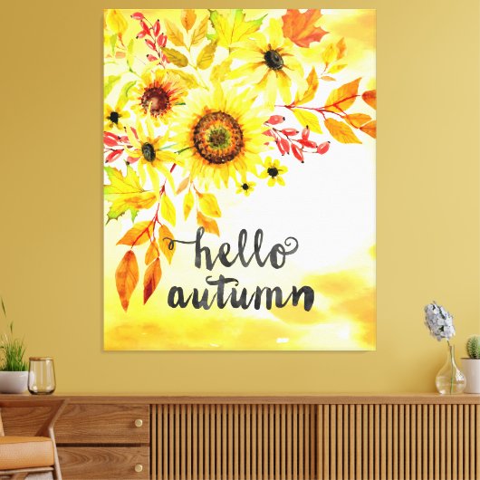 hallo najaar canvas afdruk (Insitu (Woonkamer))