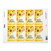 hallo najaar etiket (Full Sheet)