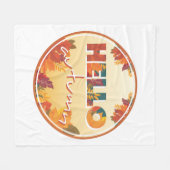 hallo najaar fleece deken (Voorkant (Horizontaal))