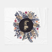 hallo najaar fleece deken (Voorkant (Horizontaal))