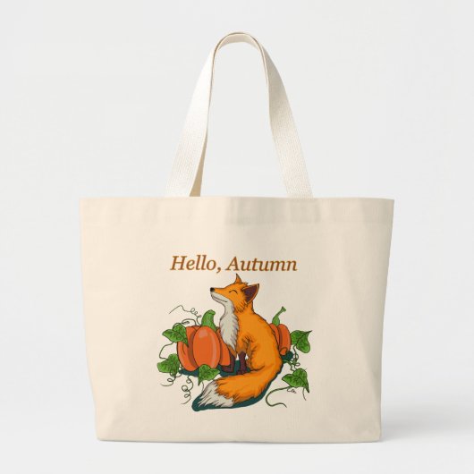 hallo najaar grote tote bag (Voorkant)