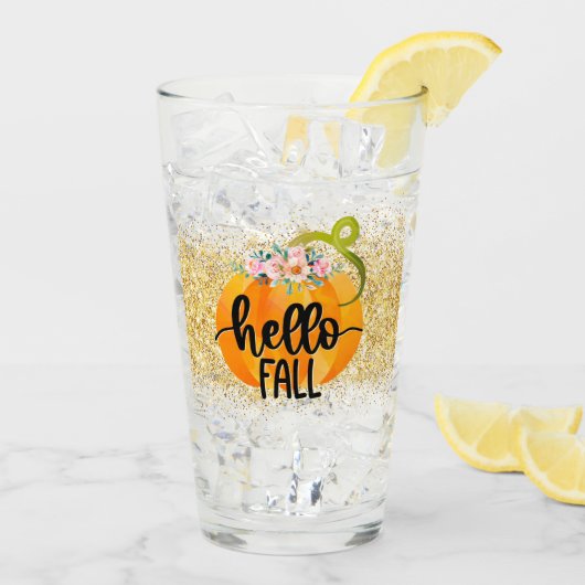 hallo najaar Herfst aanpassen Glas (Achterkant ijs)