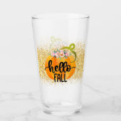 hallo najaar Herfst aanpassen Glas (Voorkant)