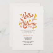 hallo najaar kaart (Voorkant / Achterkant)