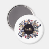 hallo najaar magneet (Voorkant / Achterkant)