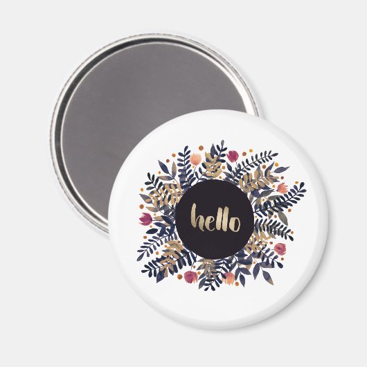 hallo najaar magneet (Voorkant / Achterkant)