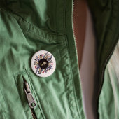 hallo najaar ronde button 3,2 cm