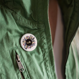 hallo najaar ronde button 3,2 cm