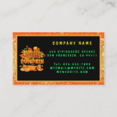 hallo najaar tekst en kleur aanpassen visitekaartje (Achterkant)