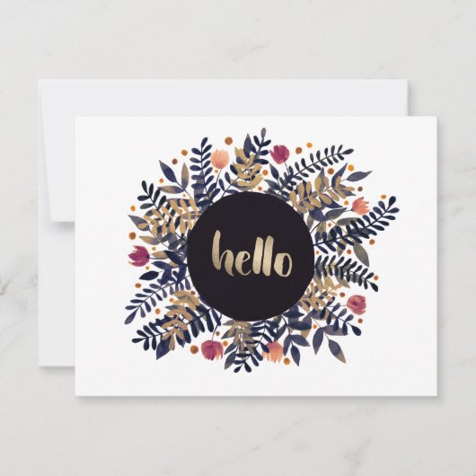 hallo najaar vibes Kaart (Voorkant)