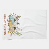 hallo najaar Waterverf Pumpkins Kitchen Towel Theedoek (Horizontaal)